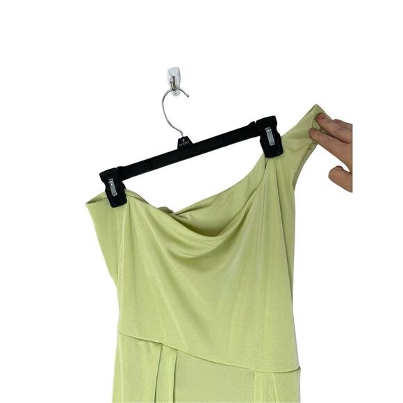 Lucy in the Sky One Shoulder Open Back Maxi Dress Size Large - Picture 6 of 10